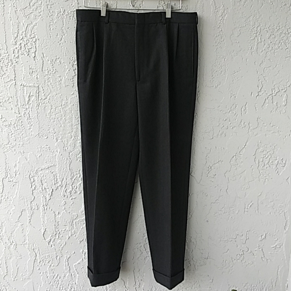 Brooks Brothers 346 STRETCH Two-pleat wool pants slacks for men, size W33 / eaa520363